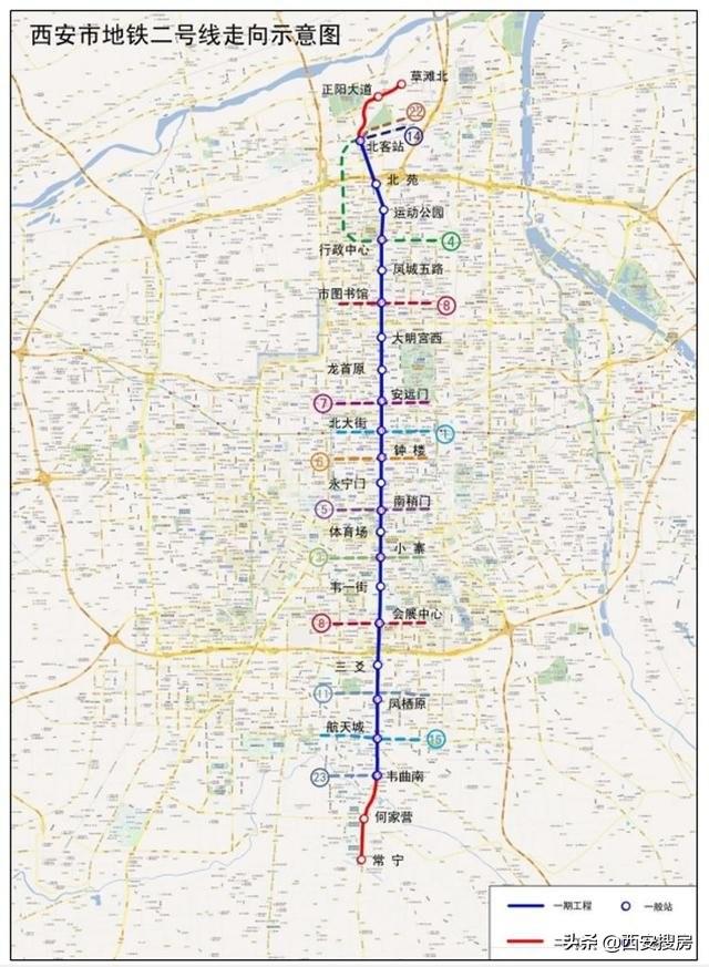 西安最新地鐵線路圖，構建現(xiàn)代化城市交通脈絡