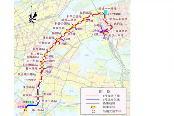 武漢地鐵最新線路圖概覽