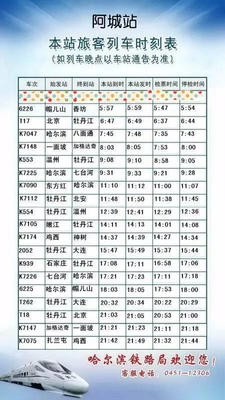 嫩江最新火車時(shí)刻表及其影響